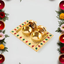 Rakasha Bandhan Special Puja Thali, Kumkum Thali Holder, Pooja Return Gift, Indian Housewarming Gifts, Brother / Bhai / Bhabhi / Sister / Family   for Rakshabandhan, Diwali