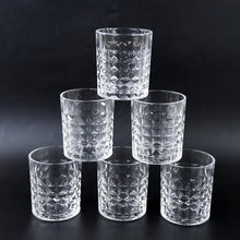 Premium Crystal-Style Glass Tumbler Set (6 Pc / 210 ML)