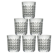 Premium Crystal-Style Glass Tumbler Set (6 Pc / 210 ML)