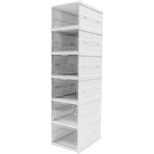 6-Layer Stackable Foldable Storage Organizer Cart Clothes, Kitchen, Closet & Bathroom